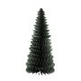 Gran árbol de Navidad de papel TOFA, verde oscuro, 160 cm