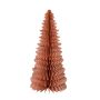 Árbol de Navidad grande de papel TOFA, rosa claro, 160 cm