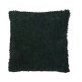 Cojín BOLLY, con perlas, verde oscuro, 45x45cm