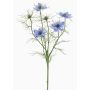 Comino negro de plástico SEVIN, azul, 65cm, Ø6-7cm