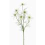Comino negro de plástico SEVIN, blanco-verde, 65cm, Ø6-7cm
