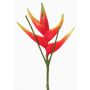 Flor de Heliconia de plástico TOMKE, rojo-verde, 80cm, Ø30cm