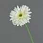 Gerbera de plástico HELLI, crema, 65cm, Ø12cm