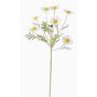 Margarita de plástico LEONIA, blanca, 60cm, Ø5cm