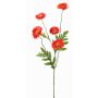 Amapola artificial KEIRA, naranja, 65cm, Ø5cm