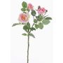 Rama de rosa de plástico CORALEE, rosa, 50cm, Ø3-7cm