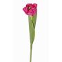 Tulipán de plástico ROMANA, fucsia, 45cm, Ø6cm