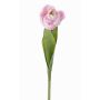 Tulipán de plástico ROMANA, rosa, 45cm, Ø6cm