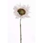 Girasol de plástico JANIKA, blanco, 60cm, Ø13cm