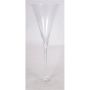 Copa decorativa gigante XXL JERINA con pie, transparente, 50cm, Ø16,5cm