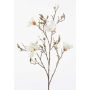 Flor falsa de magnolia CAELO, crema, 105cm