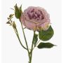 Rosa artificial CESCA, morado claro, 40cm