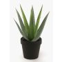 Planta artificial Aloe Variegata MARTINEZ, verde, 25cm, Ø17cm