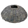 Soporte para árbol de Navidad JERICHO de ratán, gris, 18cm, Ø62cm