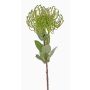 Alfiletero artificial de protea BAILY, verde, 55 cm, Ø 10 cm