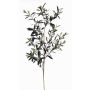 Rama decorativa de olivo PANOS con varilla de sujeción, difícilmente inflamable, 110cm