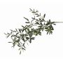 Rama decorativa de olivo PANOS con varilla de sujeción, difícilmente inflamable, 110 cm