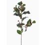 Rama decorativa de acebo TIBAR con bayas, verde, 75cm