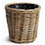 Maceta de mimbre NICOLINA, beige, 24cm, Ø26cm