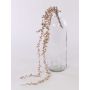 Colgante de senecio de plástico SKERPA, varilla, champán, 75cm