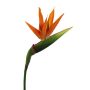 Flor artificial de strelitzia BARABE, naranja-violeta, 100 cm