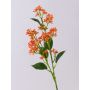 Rama de viburnum artificial LABIBA con capullos, naranja, 60 cm, Ø 2,5-5 cm