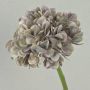 Flor decorativa de hortensia MANDISA, gris-lila-verde, 45 cm, Ø 16 cm