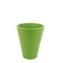 Maceta de plástico JACINTHE, verde, 60,5 cm, Ø 50 cm