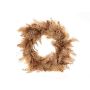 Corona de plumas de halcón MEDANA, natural, Ø25cm