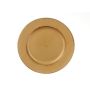 Plato decorativo plástico KAMALEI, dorado, 2cm, Ø20cm