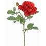 Flor decorativa rosa WAIOLA, roja, 65cm, Ø11cm