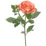 Flor decorativa rosa WAIOLA, melocotón, 65 cm, Ø 11 cm