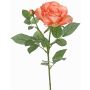 Flor decorativa rosa WAIOLA, melocotón, 65cm, Ø11cm