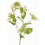 Rama artificial de hortensia KATHANI, blanco-verde, 80 cm, Ø 10-13 cm