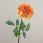 Dalia artificial TINKALA, naranja-amarillo, 60 cm, Ø 12 cm