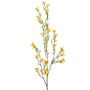 Flor de cera artificial NIANG, amarilla, 80 cm, Ø 1,5-2,5 cm