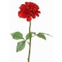 Dalia sintética TINKALA, roja, 60cm, Ø12cm