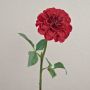 Dalia artificial TINKALA, roja, 60 cm, Ø 12 cm
