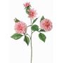 Rama decorativa de dalia QUINKA, rosa, 70 cm