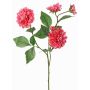Rama decorativa de dalia QUINKA, rosa fuerte, 70 cm