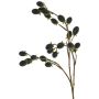 Rama artificial de zarzamora URUMA con frutos, negra, 90 cm