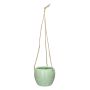 Macetero colgante Dolomit DOMINGOS, menta, 10/65cm, Ø13cm