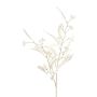 Rama artificial de eucalipto ZILFOR con flores, blanco, 80 cm