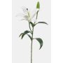 Flor artificial de lirio tigre MIXLON, blanca, 55cm, Ø13cm