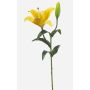 Flor artificial de lirio tigre MIXLON, amarilla, 55 cm, Ø 13 cm