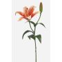 Flor artificial de lirio tigre MIXLON, melocotón-salmón, 55 cm, Ø 13 cm