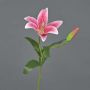 Flor artificial de lirio tigre MIXLON, rosa, 55 cm, Ø 13 cm