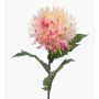 Crisantemo artificial SAXLER, rosa-fucsia-blanco, 60 cm, Ø 12 cm