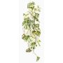 Planta colgante artificial de Scindapsus NAVIRT con soporte, verde-blanco, 90cm