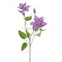 Clematis artificial DORAN, morada, 75 cm, Ø 11-13 cm